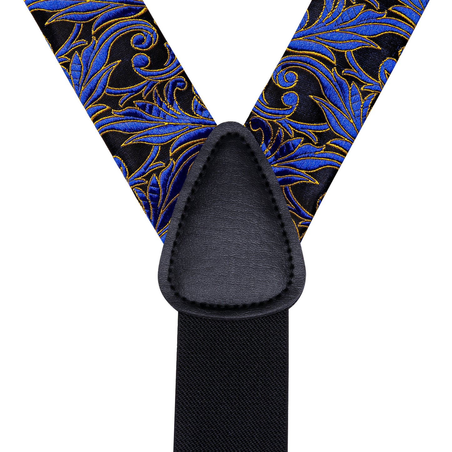 BD3048 Men's Braces Designer Clip Suspender Set [Dark Bluey]