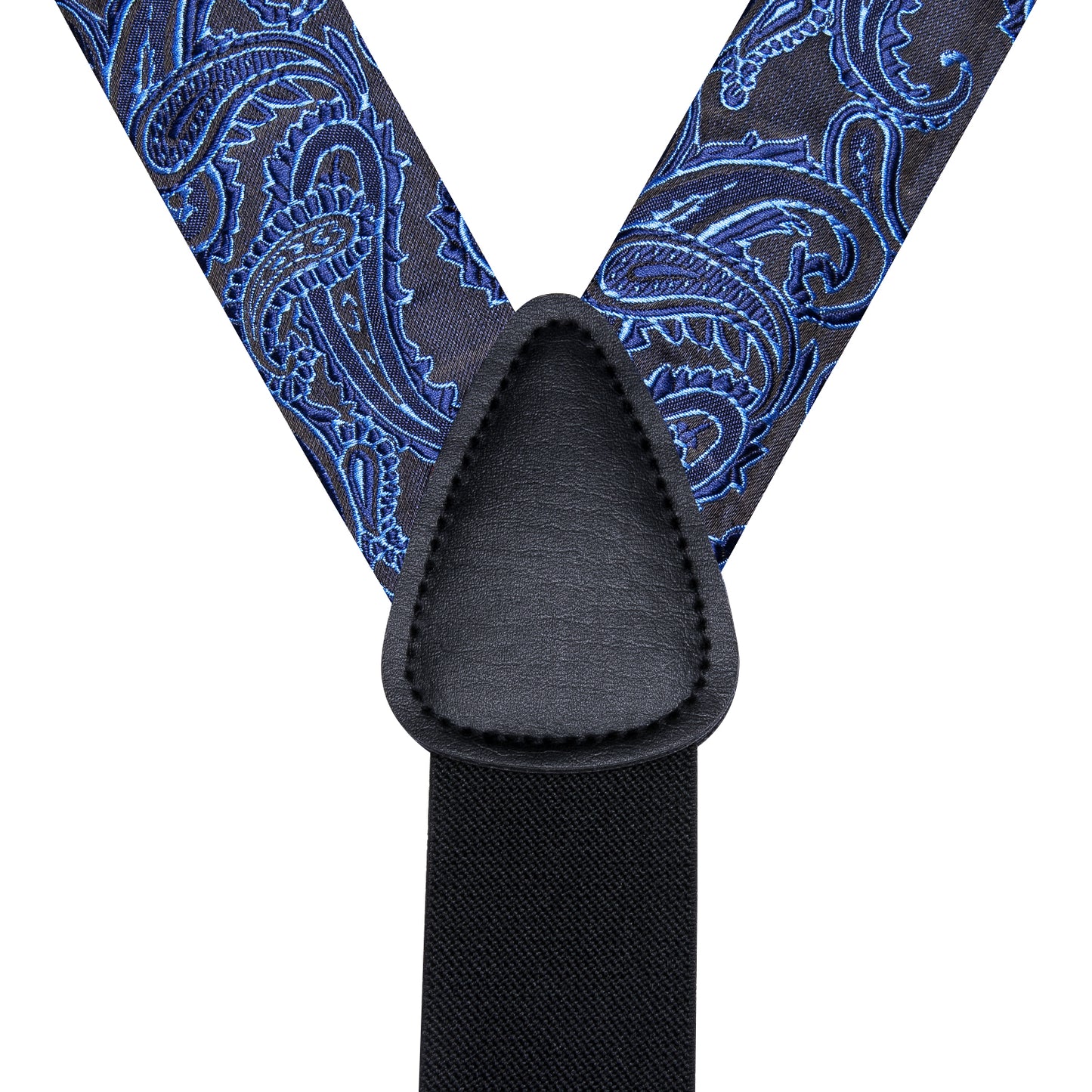 BD3066 Men's Braces Designer Clip Suspender Set [Deep Waves]