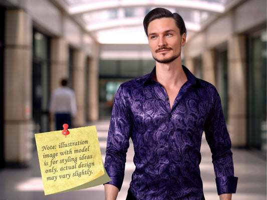 Novelty Silky Shirt Sale Buy 1 Get 1 Free Random Design in Your Size - Violet Castle