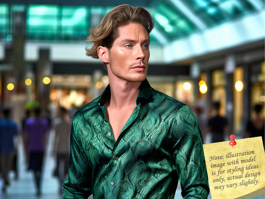 Novelty Silky Shirt Sale Buy 1 Get 1 Free Random Design in Your Size - Pine Castle