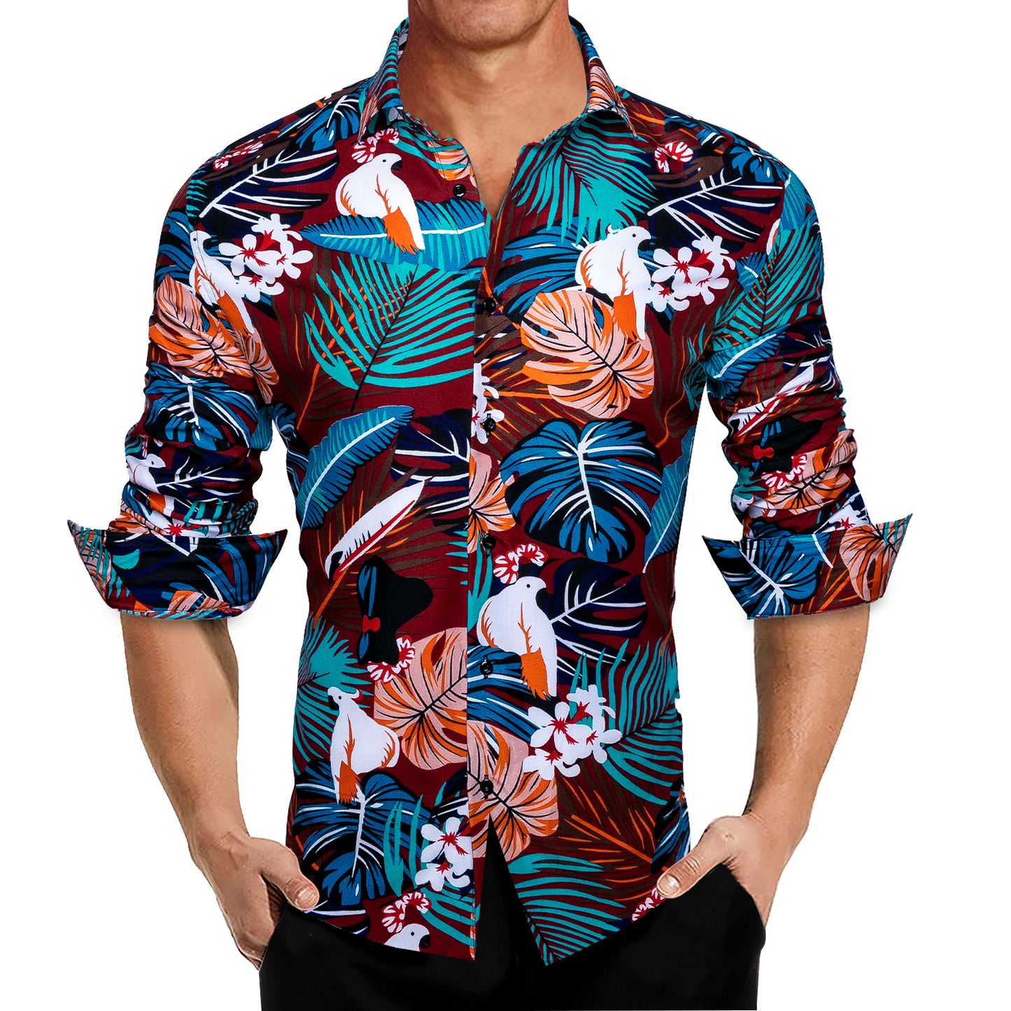 Novelty Printed Shirt - Lava Jungle