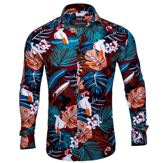 Novelty Printed Shirt - Lava Jungle