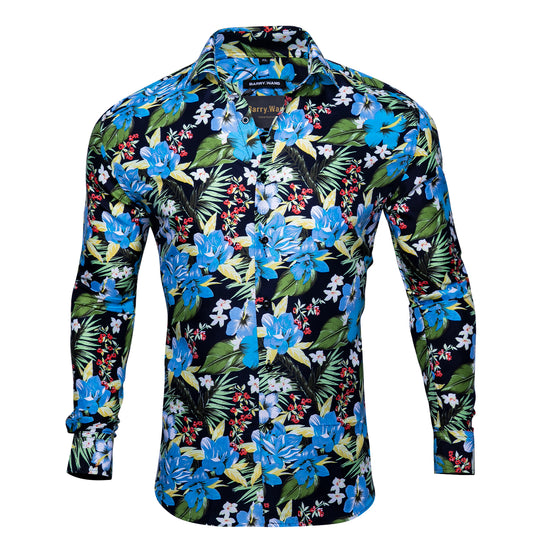 Novelty Printed Shirt - Icy Lilly