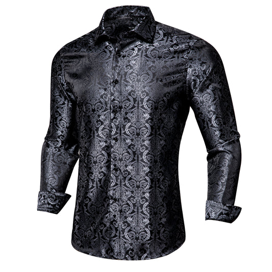 Novelty Silky Shirt - Dark Knight