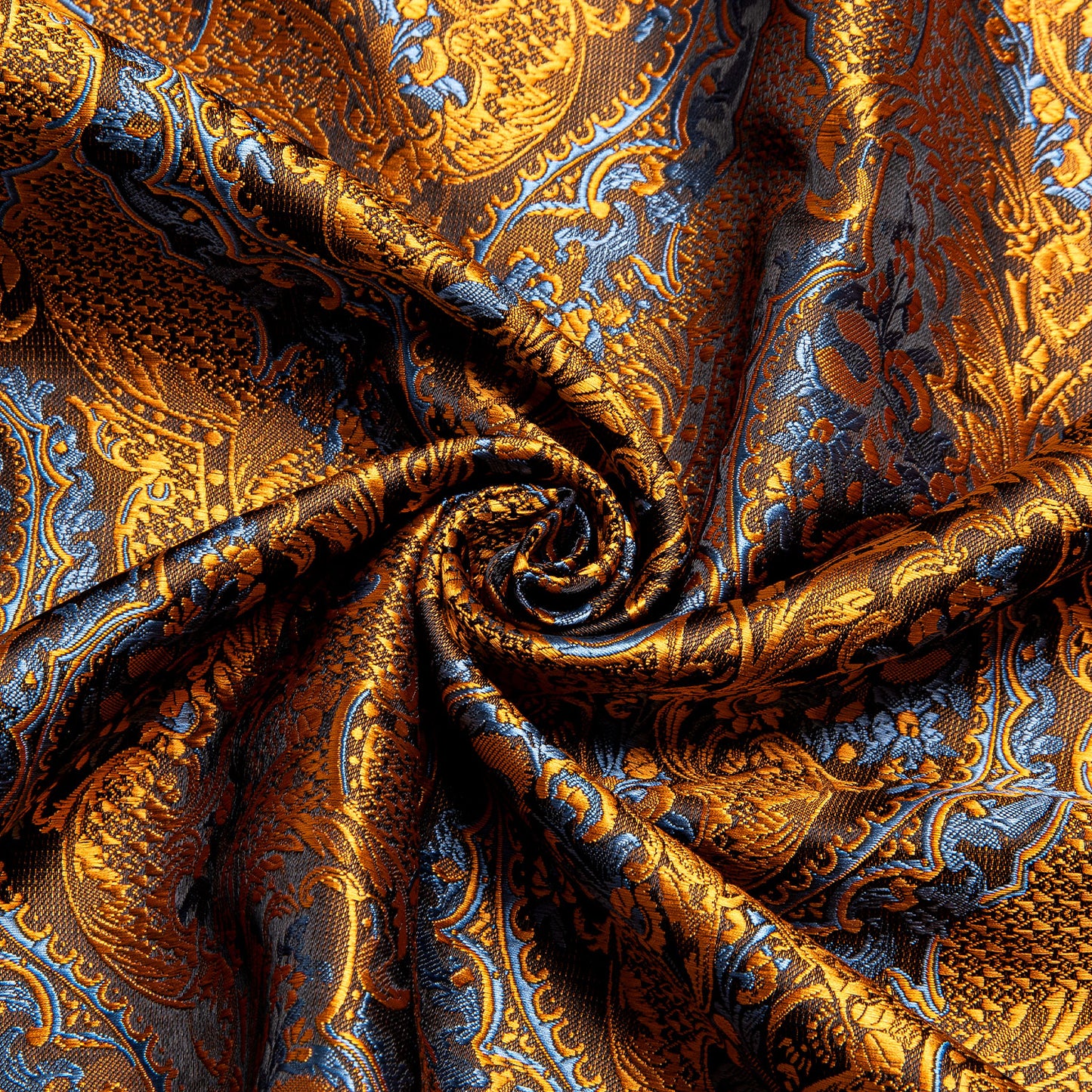 Novelty Silky Shirt - Golden Serpent