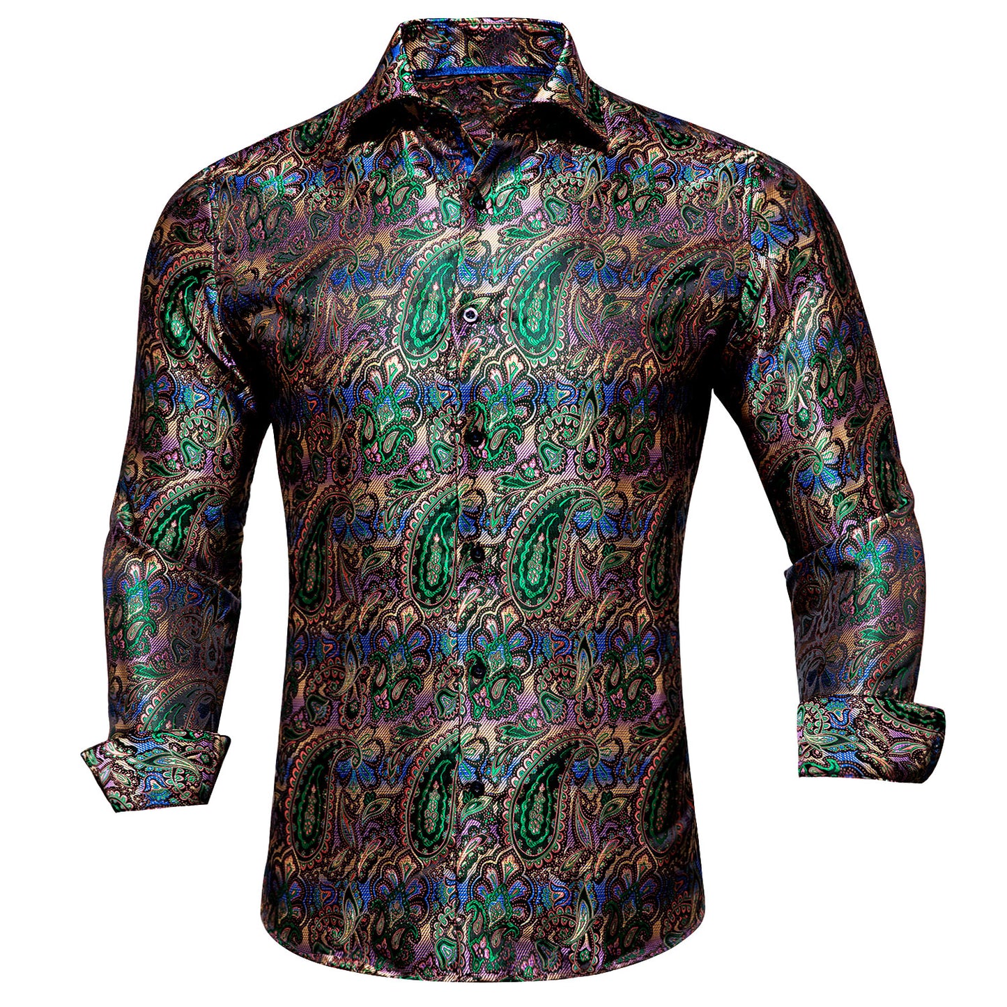 Novelty Silky Shirt - Jungle Palace