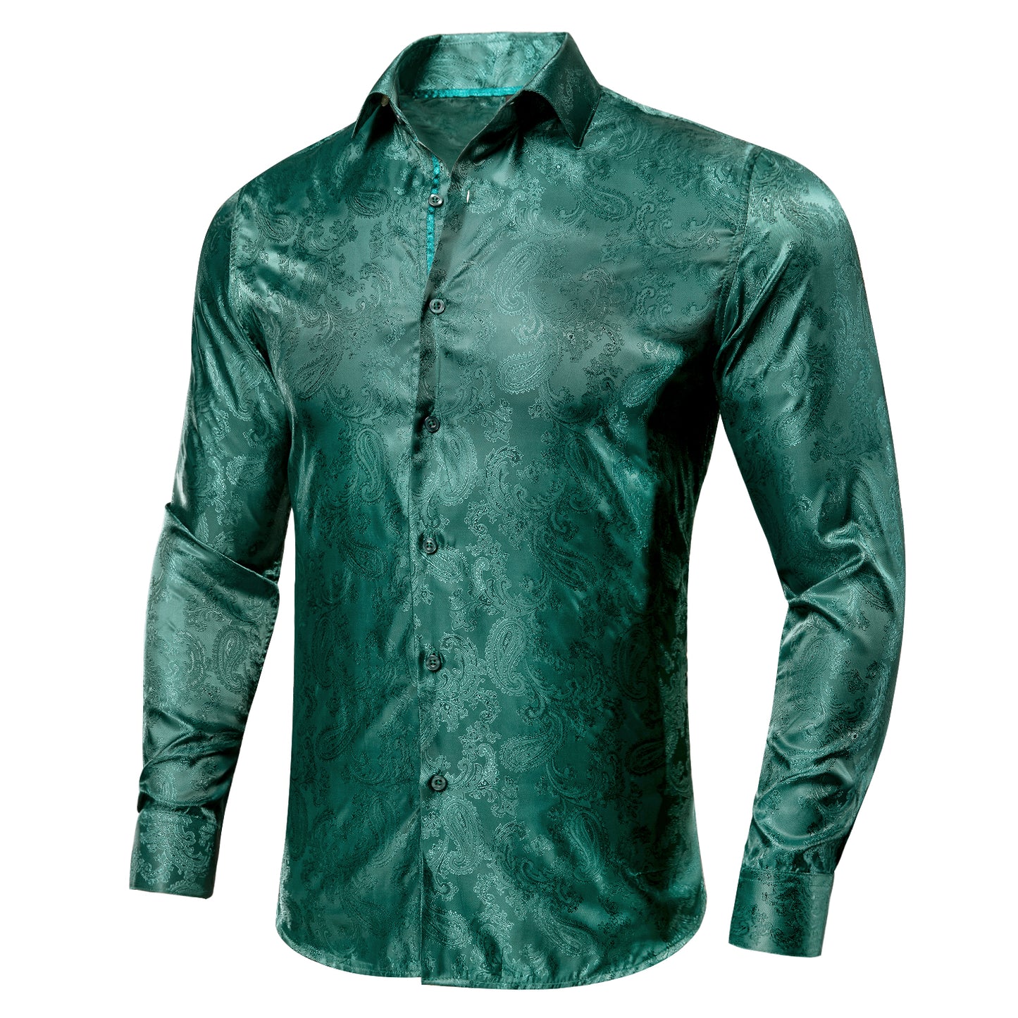 Novelty Silky Shirt - Forest Nuts