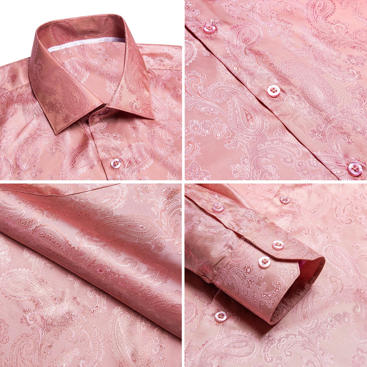 Rose gold 2024 dress shirt