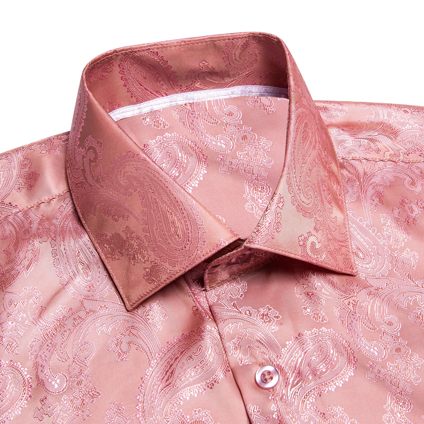 Novelty Silky Shirt - Pink Nuts