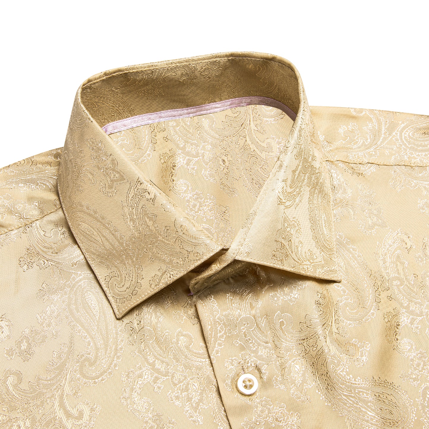 Novelty Silky Shirt - Champagne Nuts