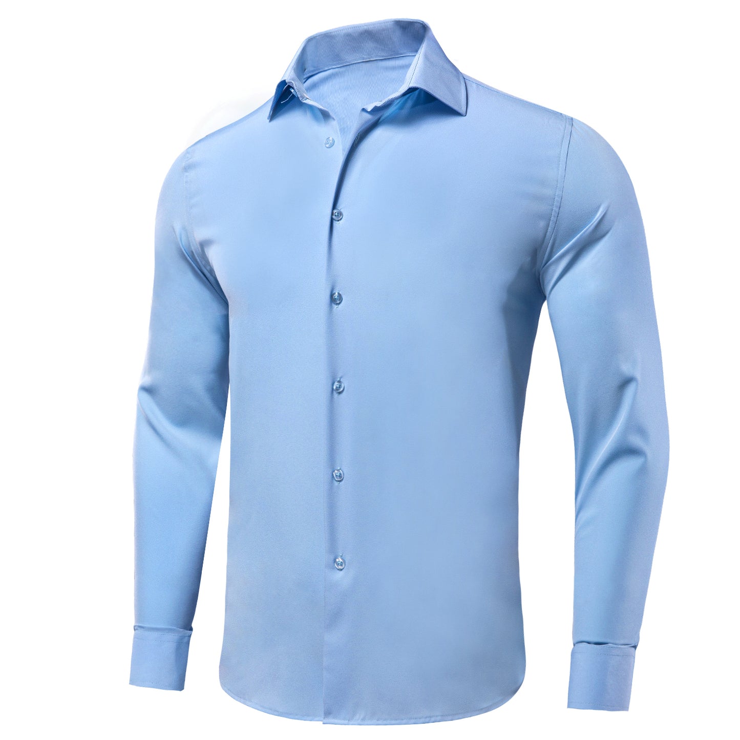 Plain Shirt - Cadet Blue