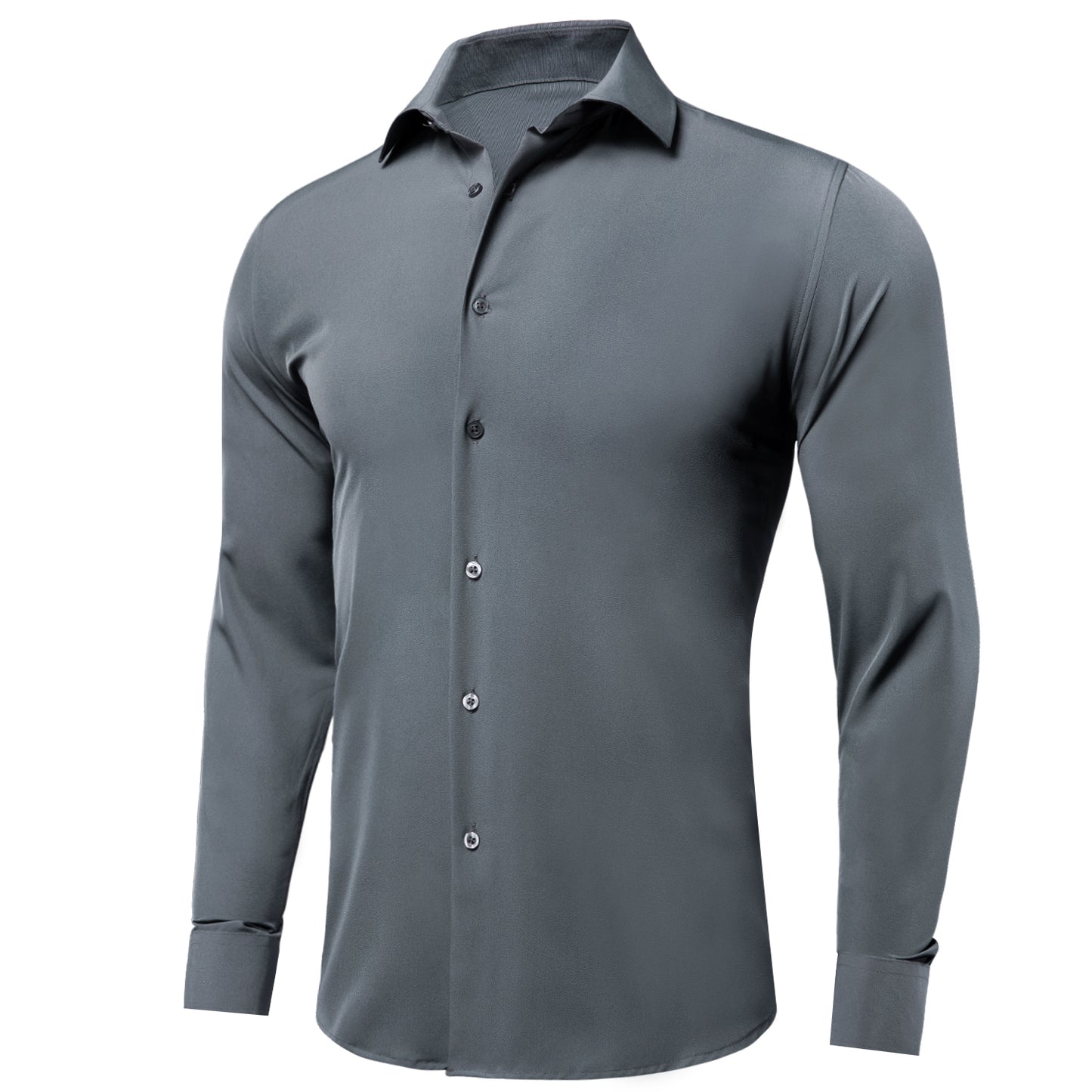 Plain Shirt - Charcoal Grey