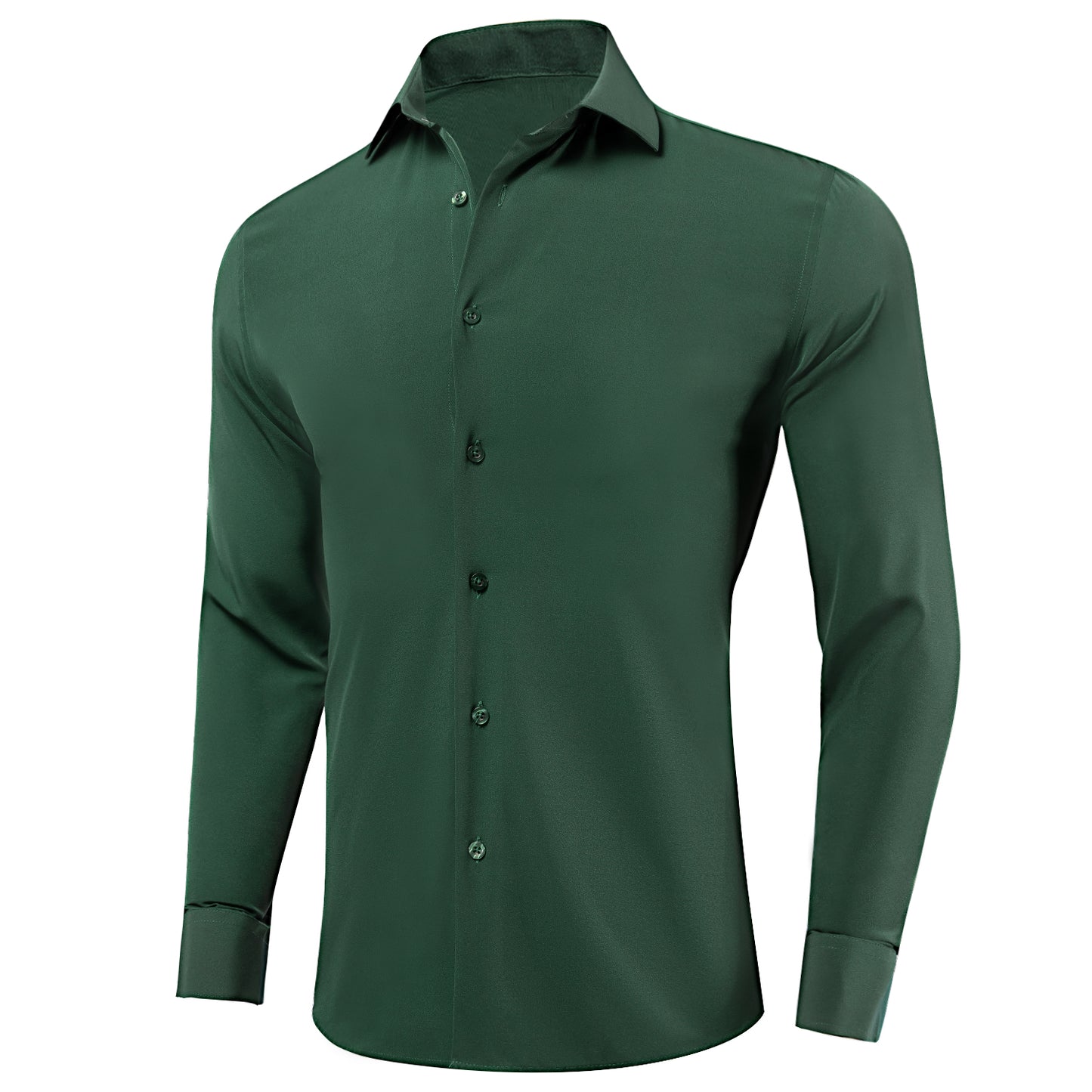 Plain Shirt - Forest Green