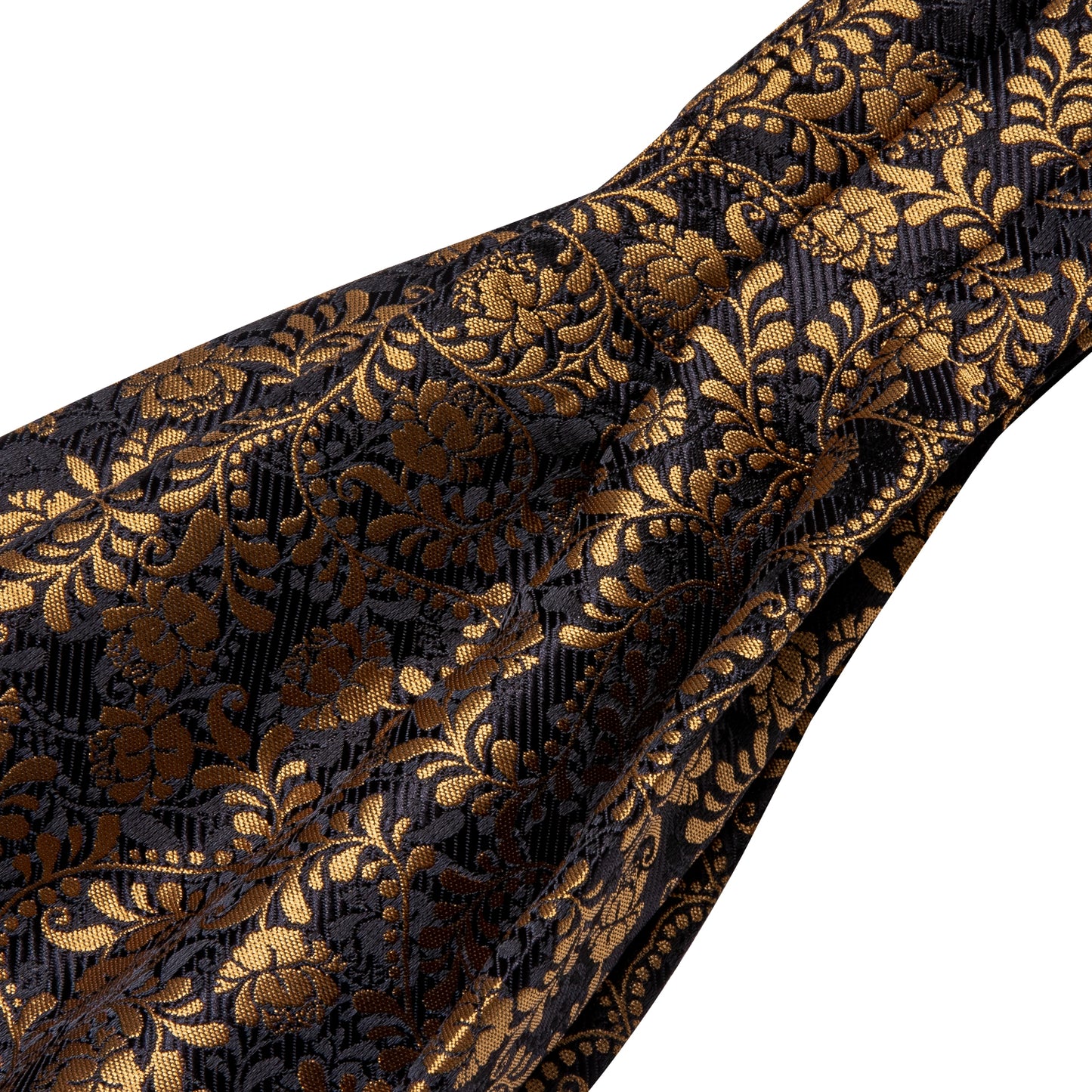 Victorian Ascot Silky Floral Day Cravat Set [Palace Goldens]