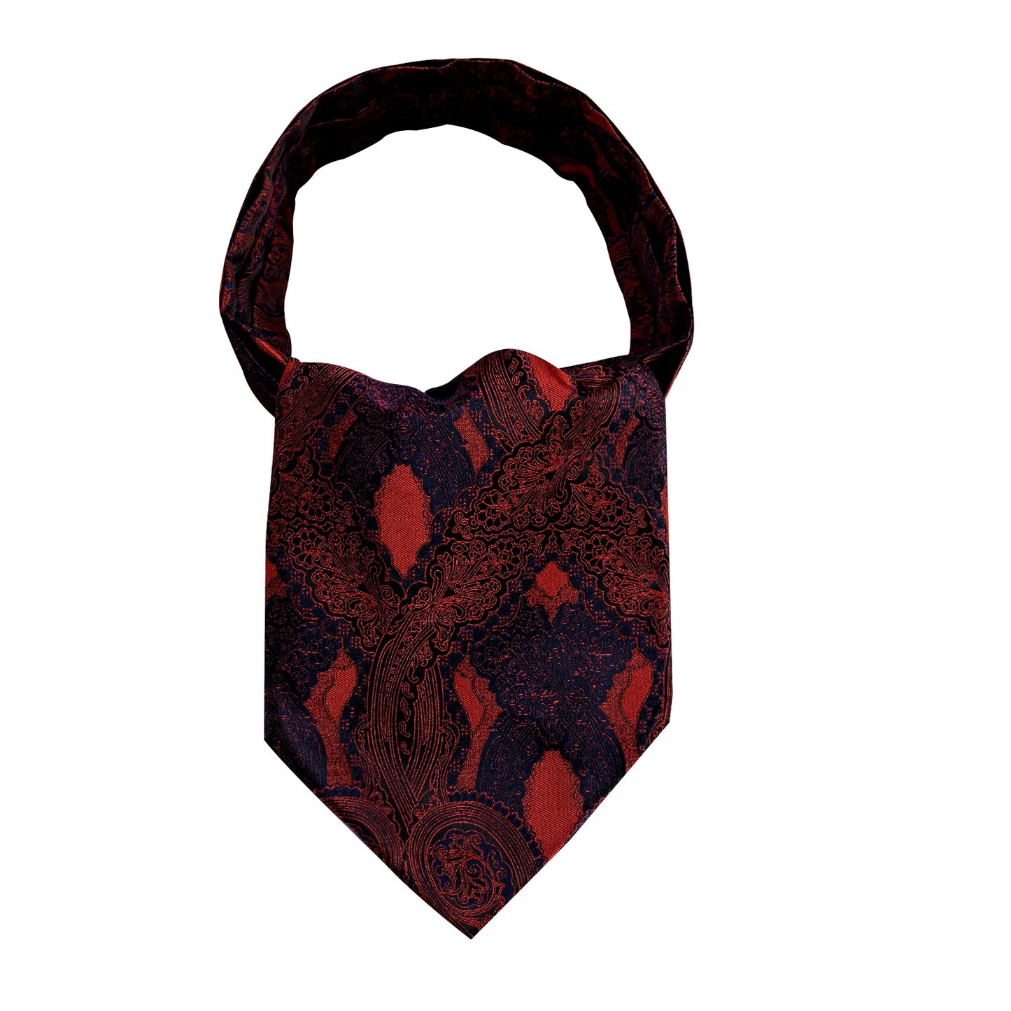 Victorian Ascot Silky Floral Day Cravat Set [Mystery River]