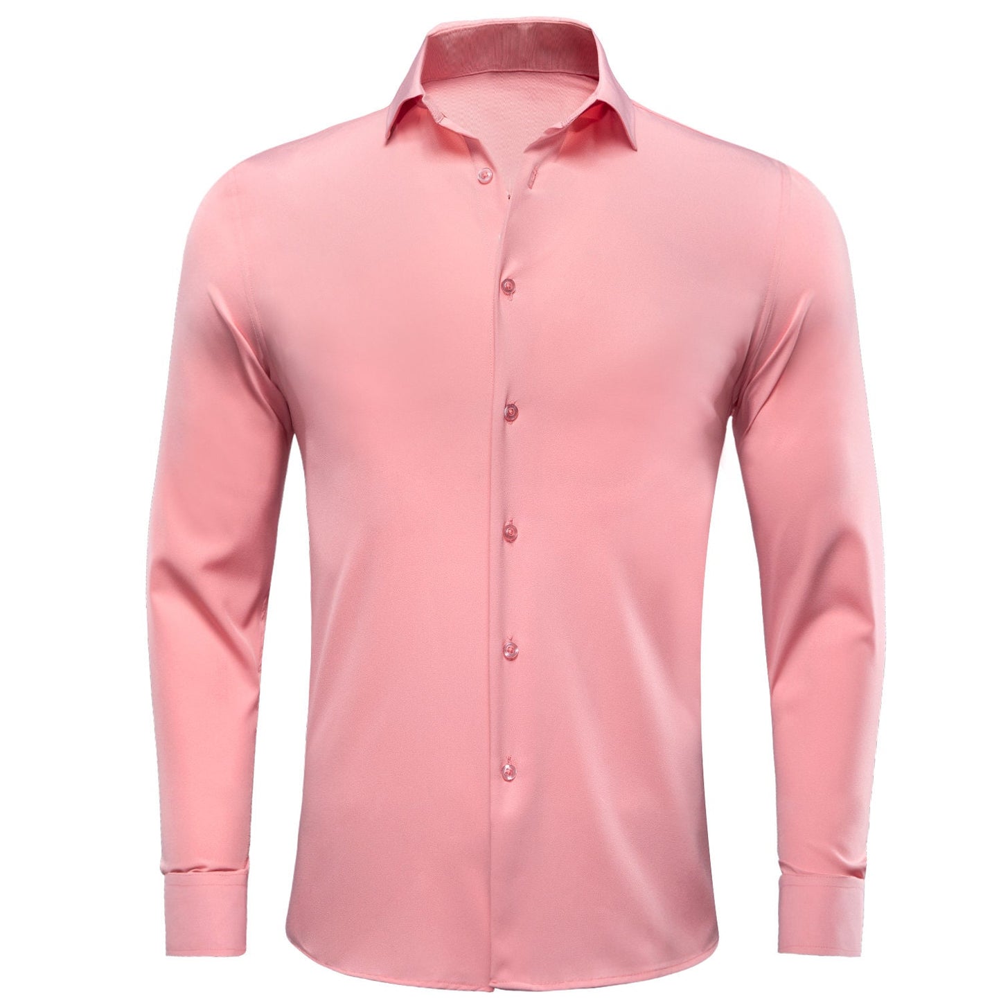 Men's 4-Way Stretch Dress Shirt Wrinkle-Free Long Sleeve All