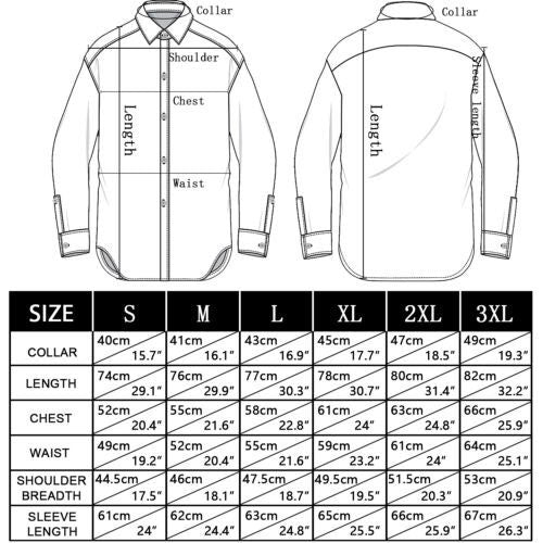 Men's Dress Shirt Long Sleeve