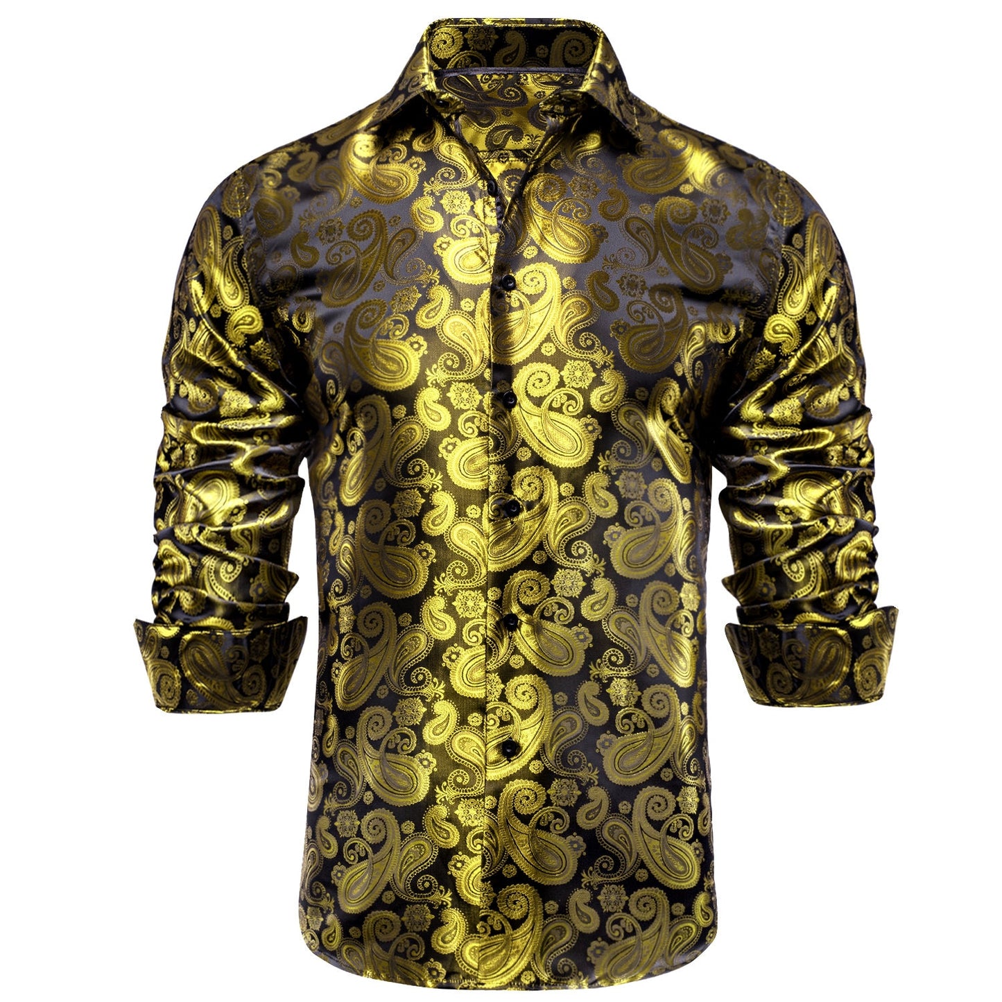 Men's Dress Shirt Long Sleeve Bronze